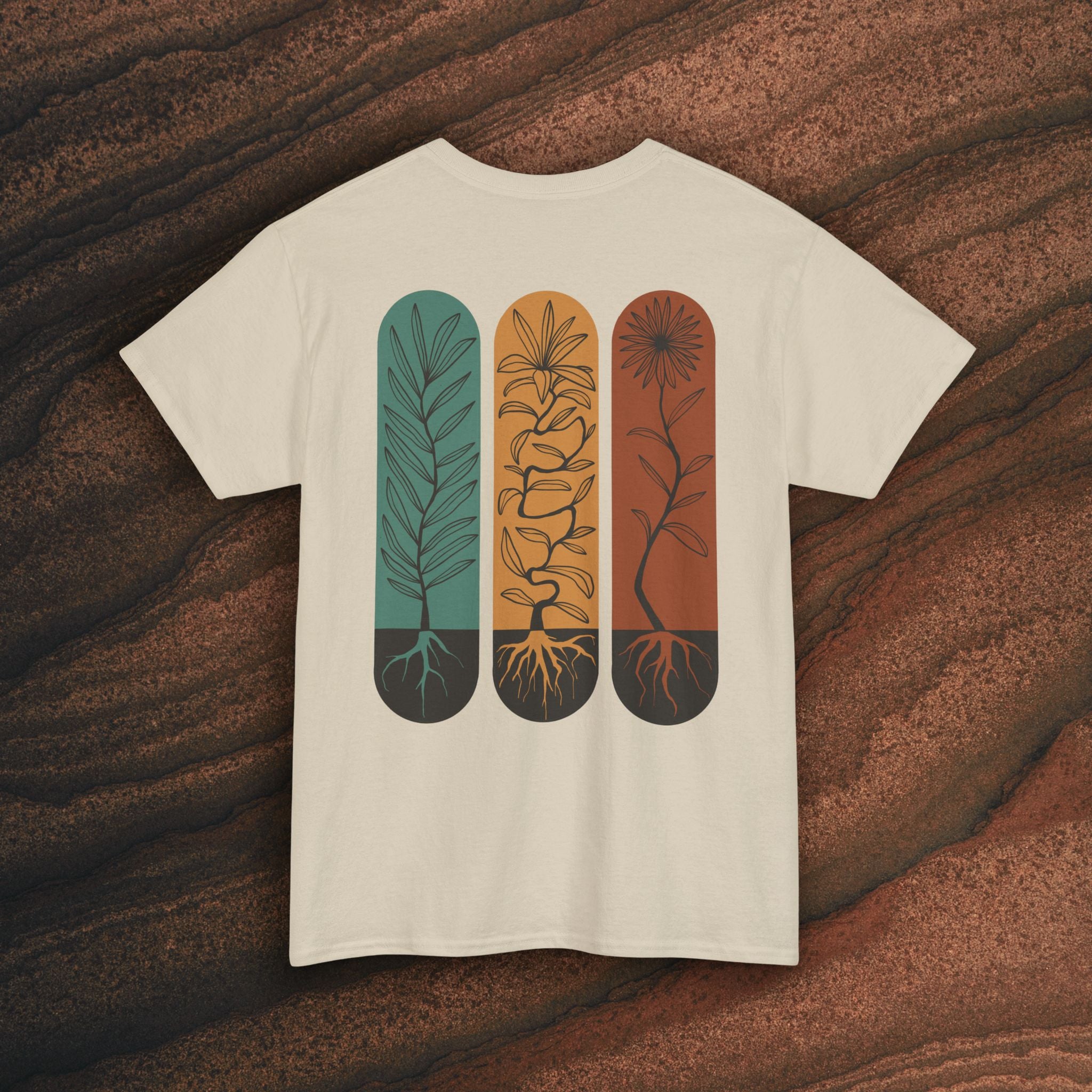 Unisex Heavy Cotton Tee - Rooted plants