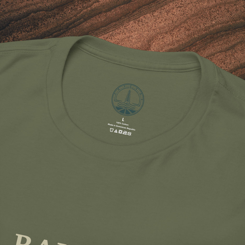 Balance T-Shirt — Minimal Balancing Stones Design