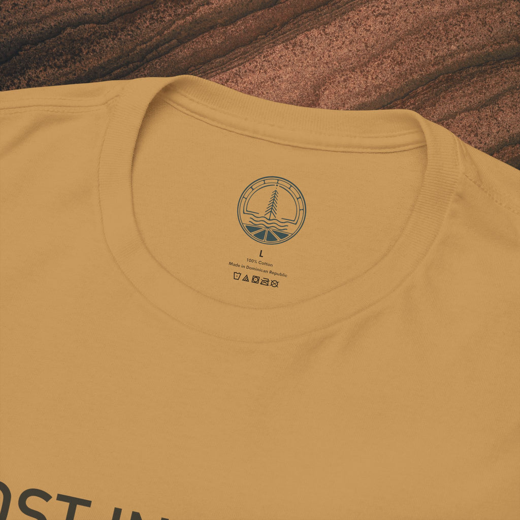 Lost in Nature T‑Shirt — Minimal Adventure Graphic Tee