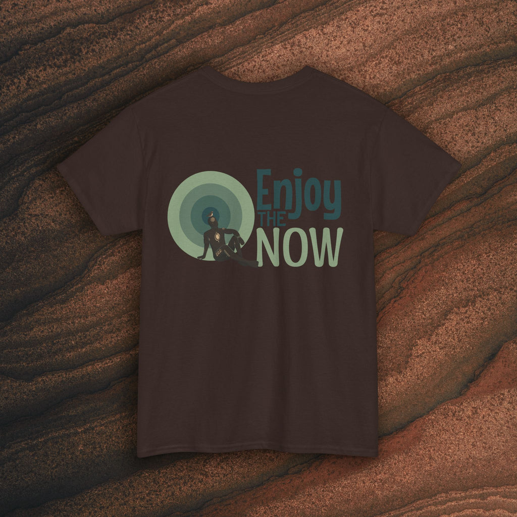 Enjoy the Now T‑Shirt — Mindful Retro Graphic Tee