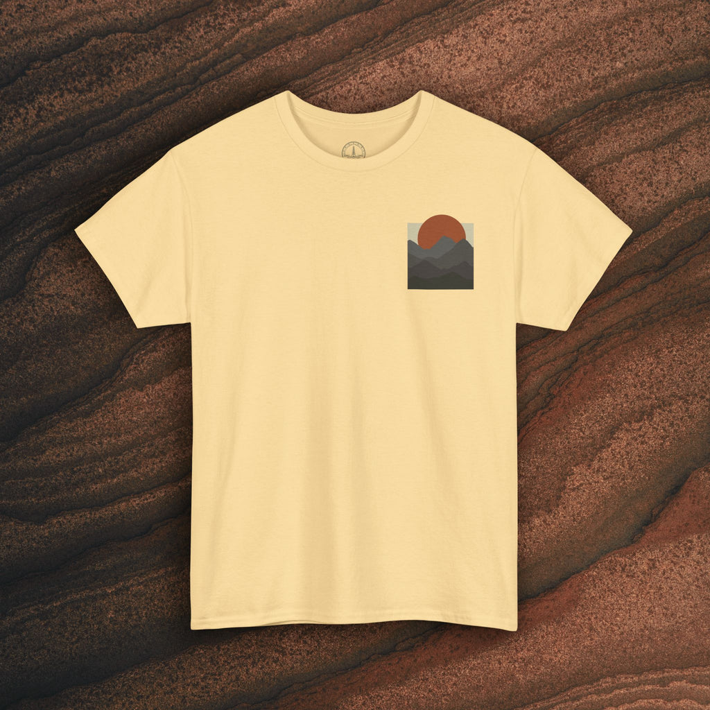 Halftone Mountain Sunset Tee