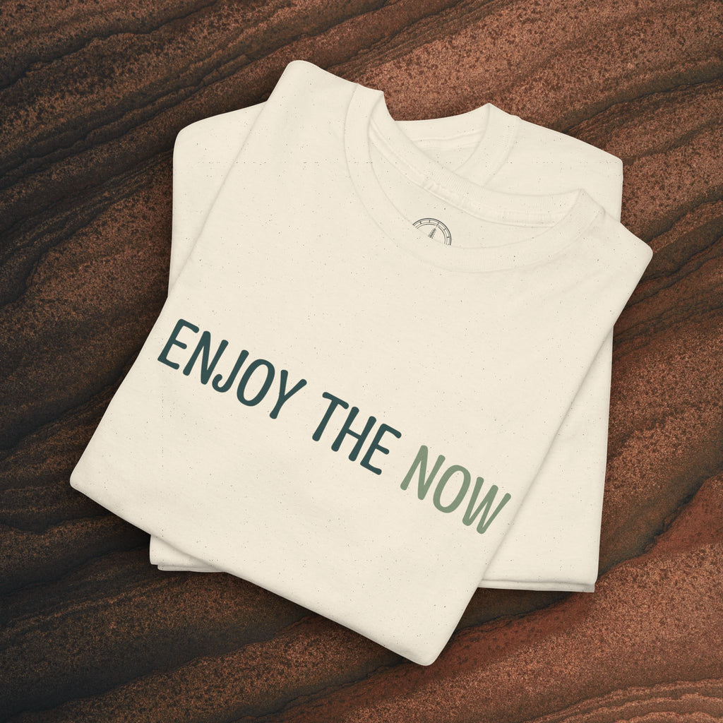 Enjoy the Now T‑Shirt — Mindful Retro Graphic Tee