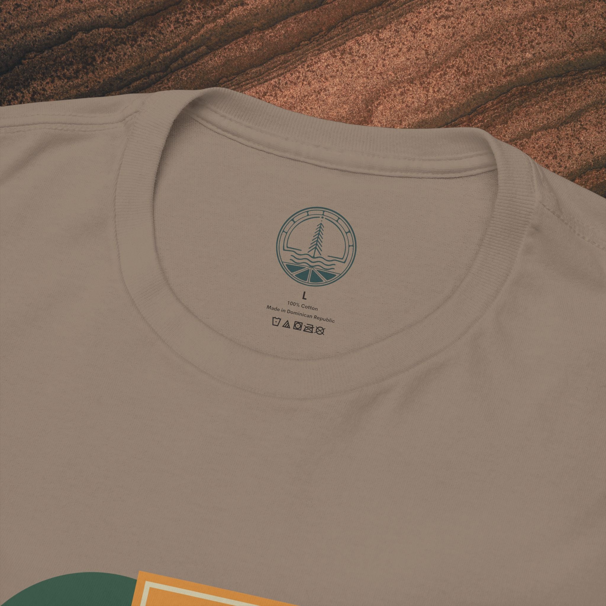 Unisex Heavy Cotton T-Shirt — 432Hz Vinyl Record Graphic