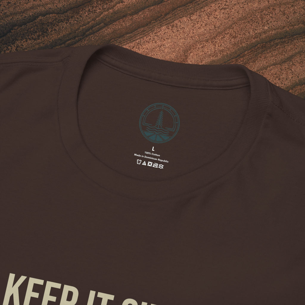 Keep It Simple Tee — Minimalist Coffee Moka Shirt