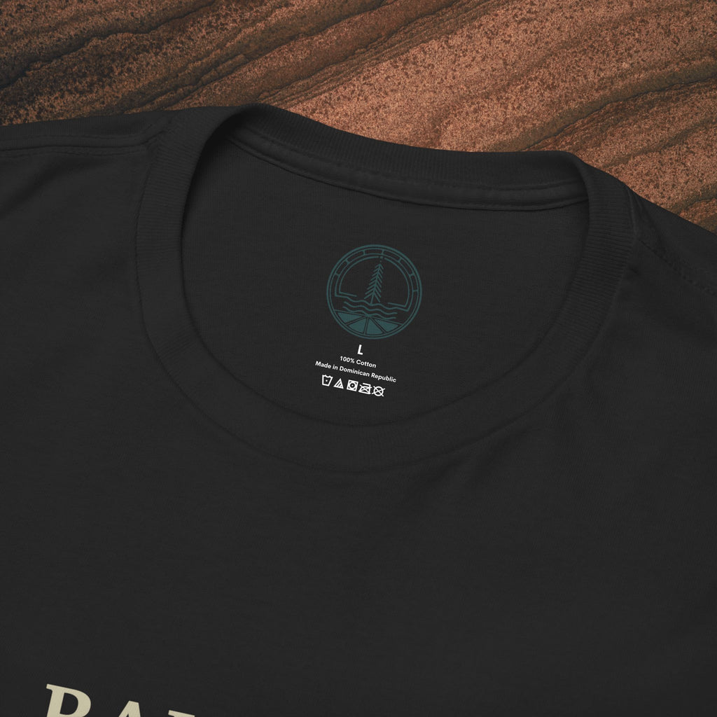 Balance T-Shirt — Minimal Balancing Stones Design