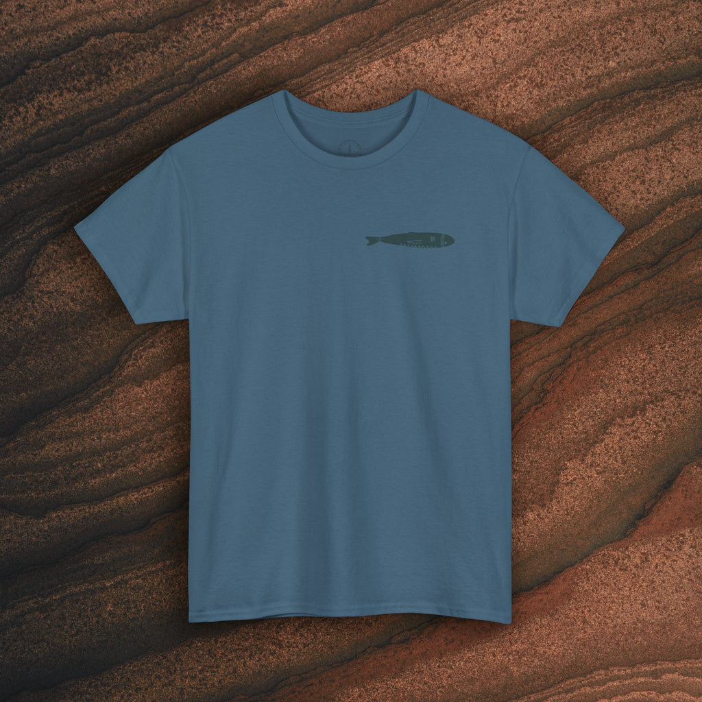 Sardine Trio Graphic Tee – Minimal Fish