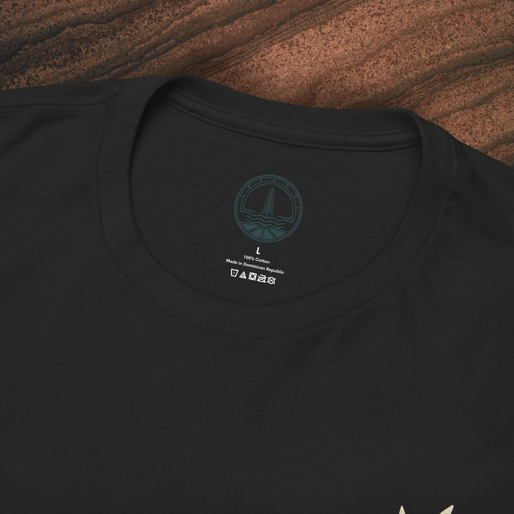 Unisex Heavy Cotton Tee — Minimal Olive Branch Graphic T-Shirt