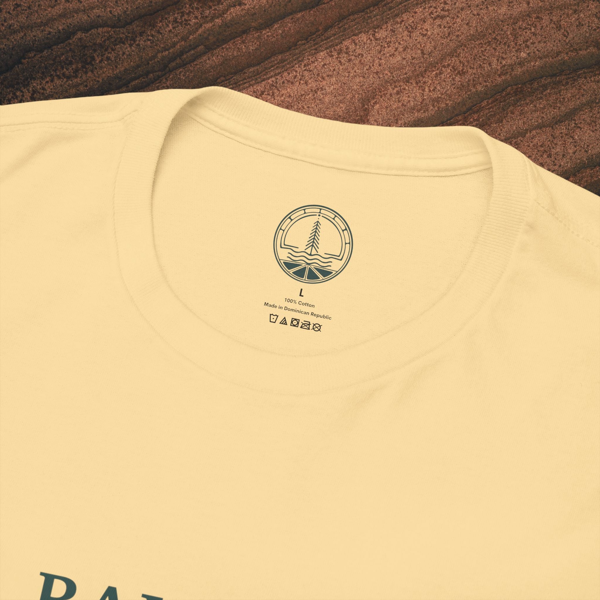 Balance T-Shirt — Minimal Balancing Stones Design