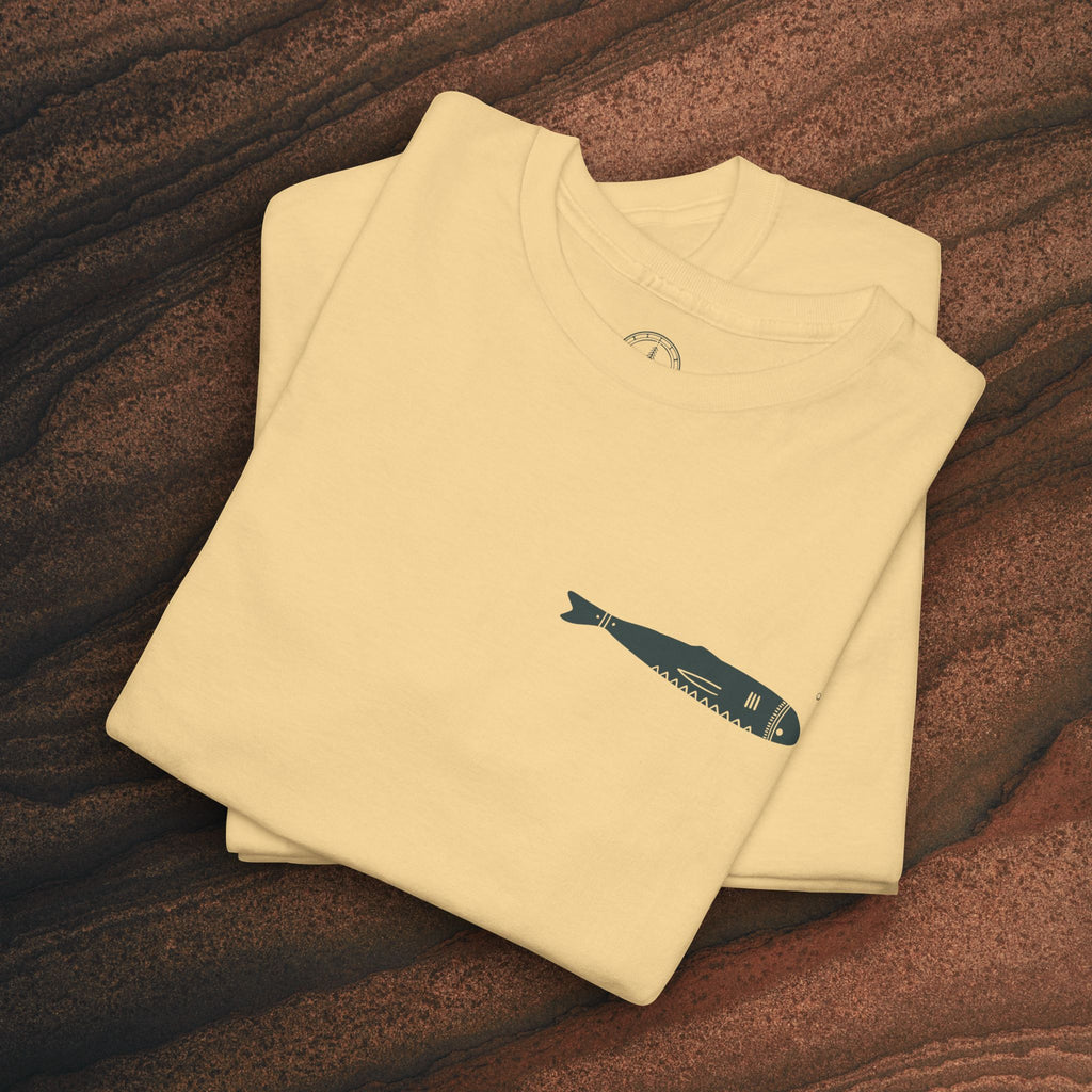 Sardine Trio Graphic Tee – Minimal Fish
