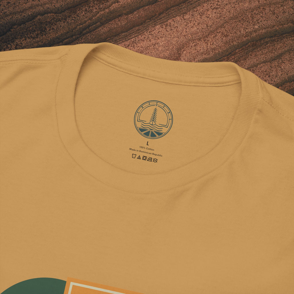 Unisex Heavy Cotton T-Shirt — 432Hz Vinyl Record Graphic