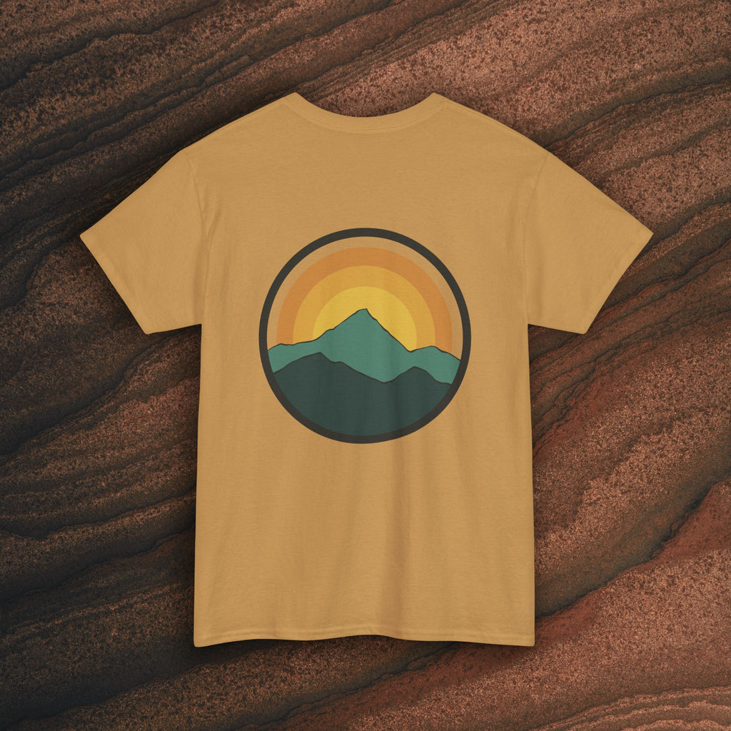 Retro Sunset Mountain Graphic Tee