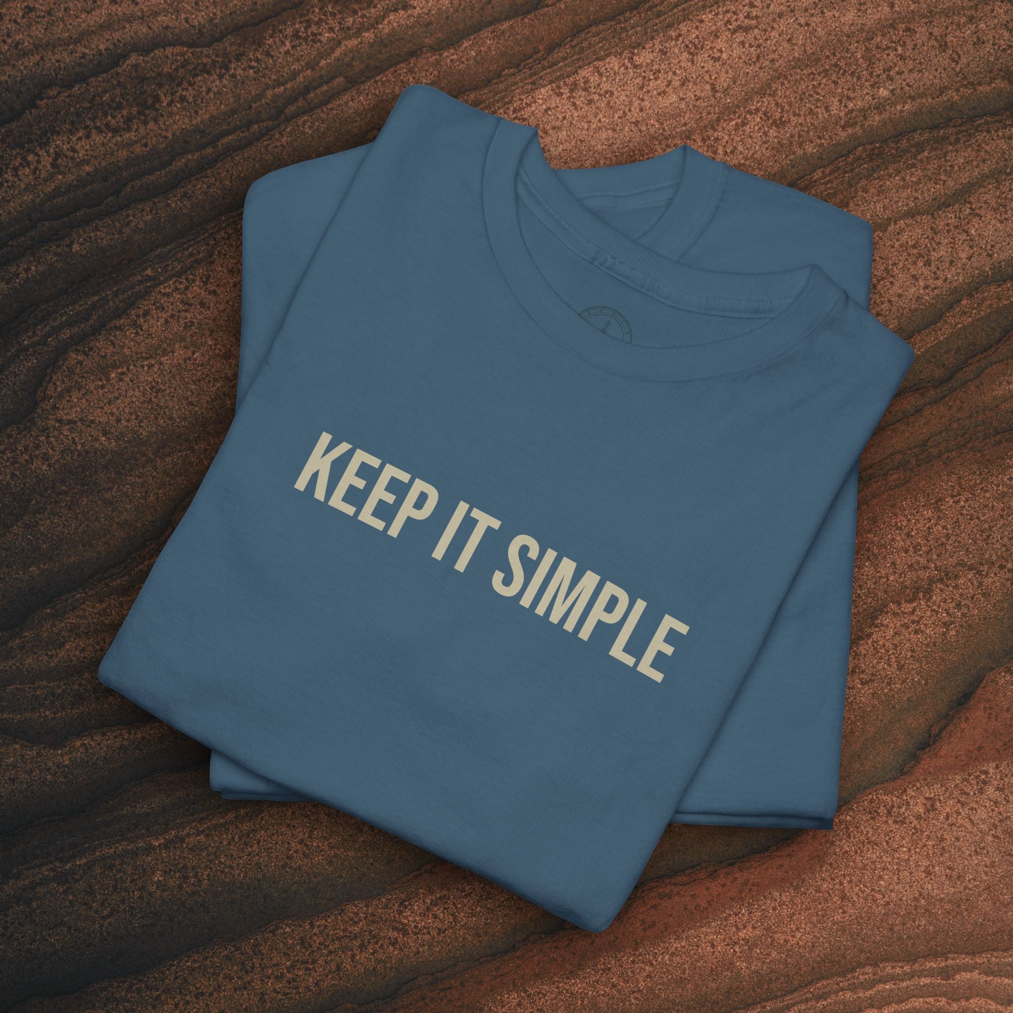 Keep It Simple Tee — Minimalist Coffee Moka Shirt