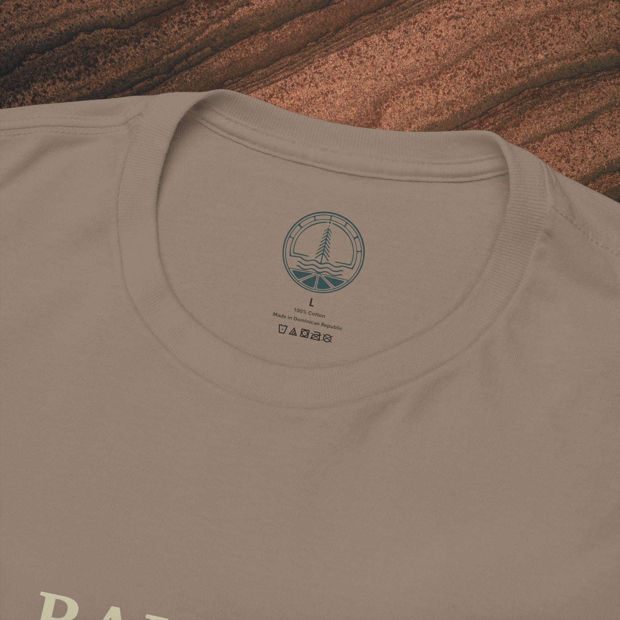 Balance T-Shirt — Minimal Balancing Stones Design
