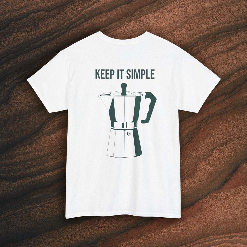 Keep It Simple Tee — Minimalist Coffee Moka Shirt