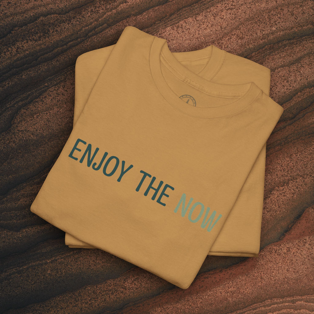 Enjoy the Now T‑Shirt — Mindful Retro Graphic Tee
