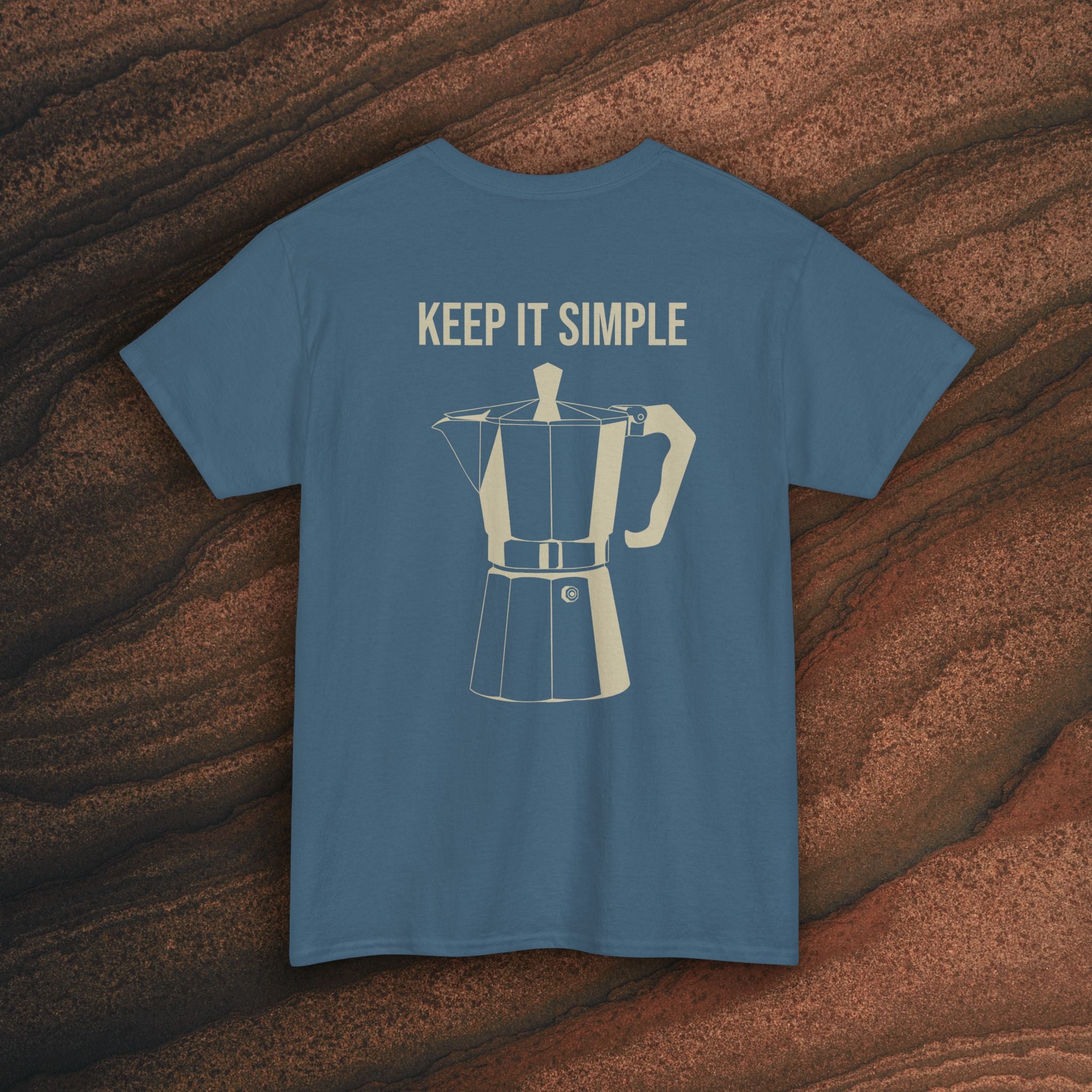 Keep It Simple Tee — Minimalist Coffee Moka Shirt