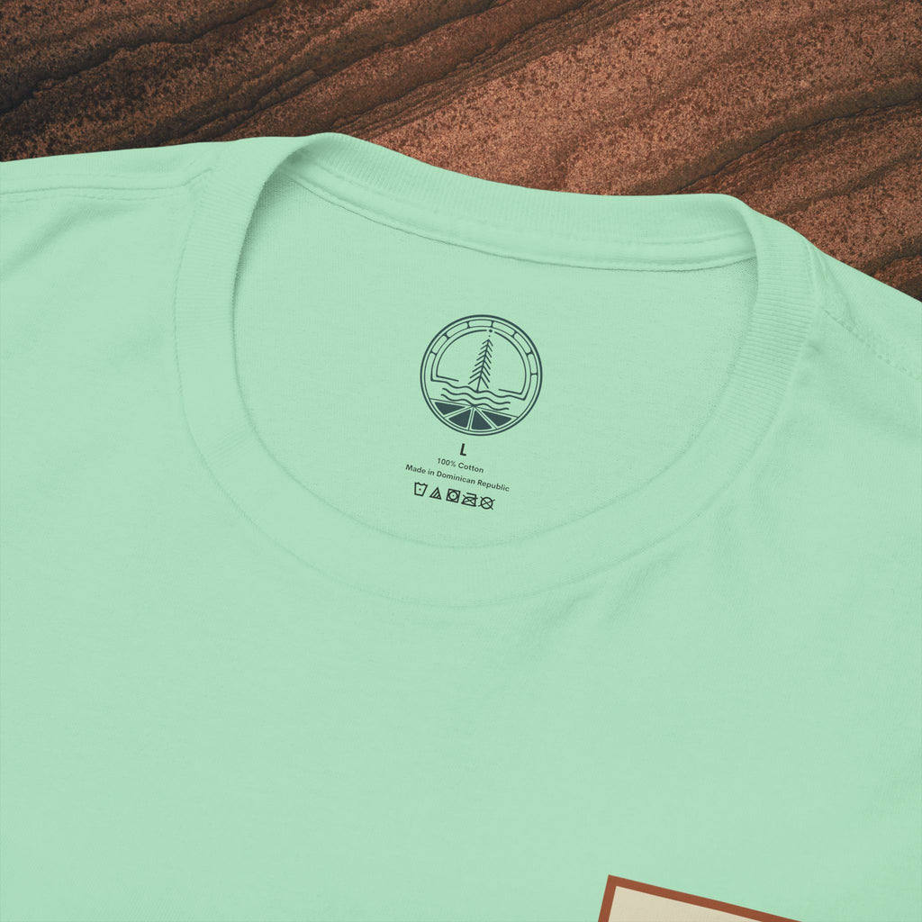 Mountain Landscape Tee – 'Stay' Graphic Nature Shirt