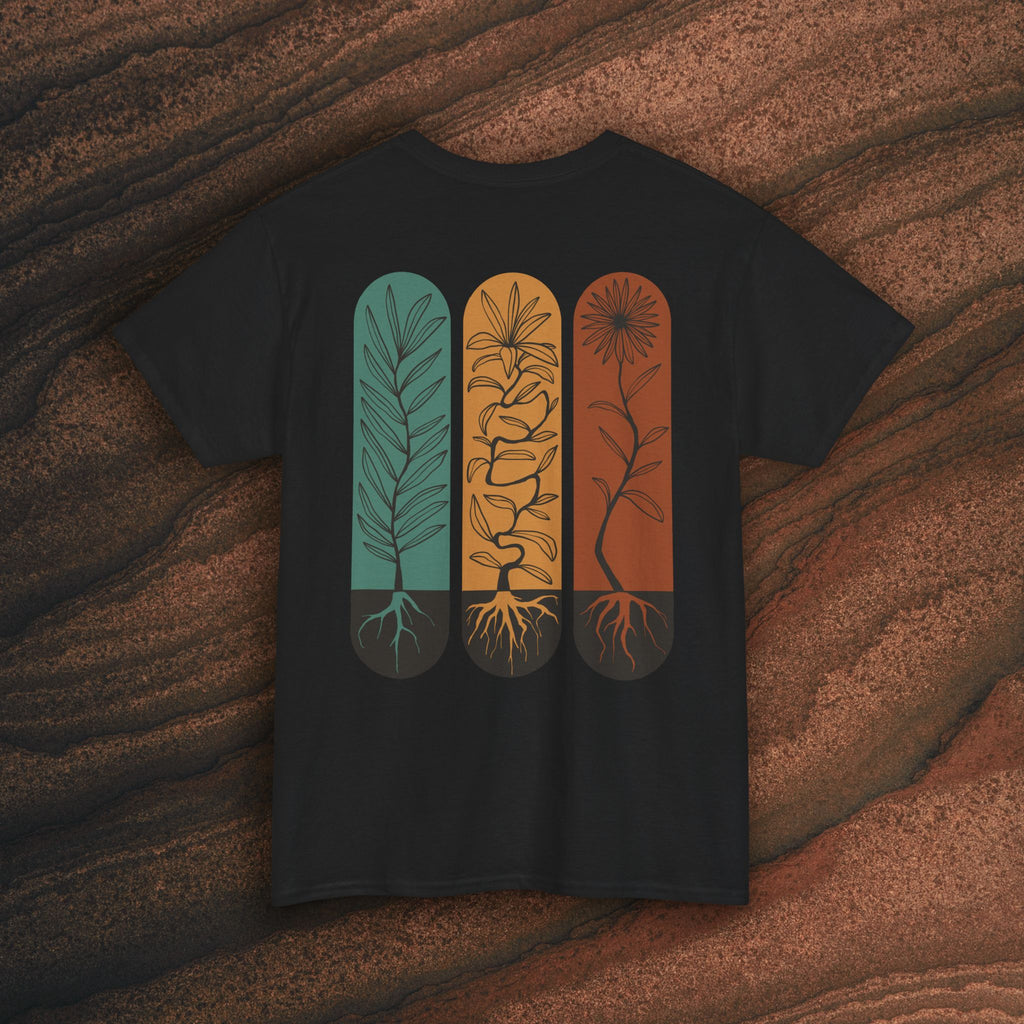 Unisex Heavy Cotton Tee - Rooted plants