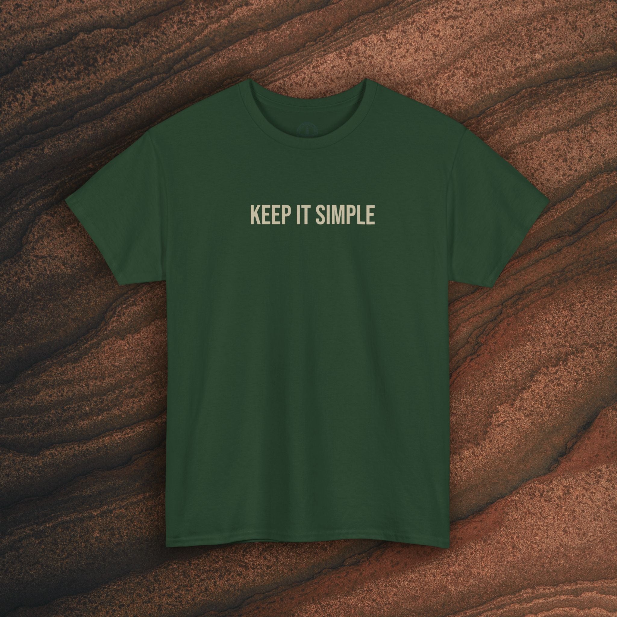 Keep It Simple Tee — Minimalist Coffee Moka Shirt
